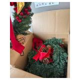 $102 Ceenna 15" Prelit Christmas Wreath, Set of 6, Multi Colors