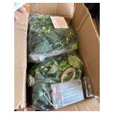 2Pcs 5.9FT Eucalyptus Garland with Lights, Flowers, Vines