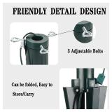 $50 360 Rotating Stand, Foldable, Supports 7.5ft, 100lb Tree