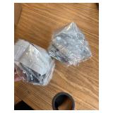 2 Pcs Christmas LED Wreath Bow Large 24 x 12 Inch Xmas Silver