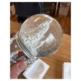 100mm Reindeer Musical Christmas Snow Globe, Winter Deer