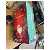 Suncloris Red Grey Christmas Reindeer Duvet Cover Set Elk Snowflake