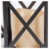 2 pack! GIL 10.25-in Lighted Lantern Battery-operated Christmas Decor