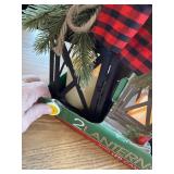 2 pack! GIL 10.25-in Lighted Lantern Battery-operated Christmas Decor