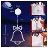 LOLStar Christmas Window Lights, 3 Pack, Battery Operated