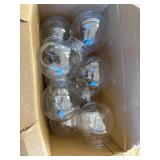 Liliful 16 Pack Christmas DIY 3.58" LED Snow Globe Kit