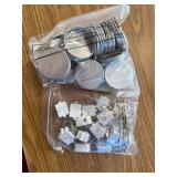 Liliful 16 Pack Christmas DIY 3.58" LED Snow Globe Kit