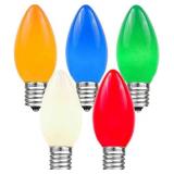 Novelty Lights 25Ft C9 Multi Ceramic Christmas String Lights