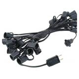 Novelty Lights 25Ft C9 Multi Ceramic Christmas String Lights