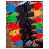 Novelty Lights 25Ft C9 Multi Ceramic Christmas String Lights