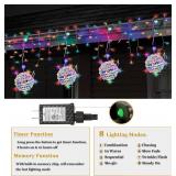 Outdoor Christmas Balls Lights Waterproof, 4 Pack 7.87" LED