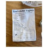 Outdoor Christmas Balls Lights Waterproof, 4 Pack 7.87" LED