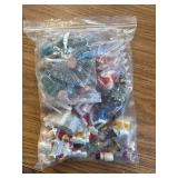 Vinsot 110Pcs Christmas Miniature Fairy Kit Xmas Village Decor