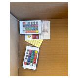 2 Pcs 24" LED Inflatable Christmas Ball, 13-Color Lights, Remote