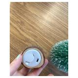 4 Pcs Mini Christmas Trees with Timer Fairy Lights, Multicolor