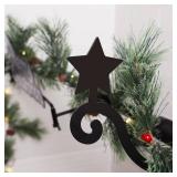 ATDAWN Christmas Front Door Garland Hanger, Adjustable 34-48 In
