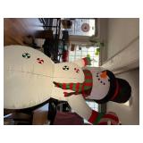 Dynaming 6 FT Inflatable Snowman with LED Lights for Xmas