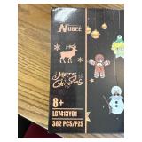 Christmas Ornaments Kit: Tree, Wreath, Santa, Snowman, Reindeer