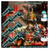 Dreyoo 7 Plug Xmas Ornaments Power Cord, 2.5mm Interface