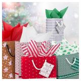 Blisstime Christmas Tissue Paper, 120 Sheets, 13.5" X 19.5"