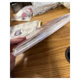 Christmas Cards Dark Red 6.75x4.5in Gold Foil & Emboss