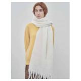 Large Chunky Scarf Fluffy Oversized Blanket Big Wool Winter