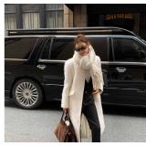 Large Chunky Scarf Fluffy Oversized Blanket Big Wool Winter