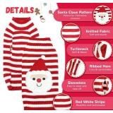 Red Striped Santa Dog Xmas Sweater (XL) - DOGGYZSTYLE