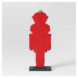 Honeycomb Christmas Decorative Nutcracker - Wondershop Red