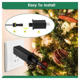 Feekoon 29V 18W Class 2 LED Xmas Tree Replacement Plug, 9.8ft Cord