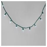 100ct LED Cool White Mini Xmas String Lights - Wondershop