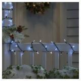 100ct LED Cool White Mini Xmas String Lights - Wondershop