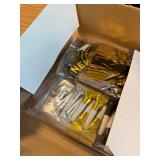 New Year s Eve Party Supplies for 24 Guest Black Gold Wearables Noisemakers