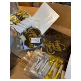 New Year s Eve Party Supplies for 24 Guest Black Gold Wearables Noisemakers