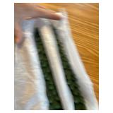 MTLEE 2 Pcs Green Christmas Tree Taper Candles 10 Inch