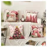 $50 Christmas Pillow Cover, Sofa Cushion-N20 (17.72 x 17.72 in)