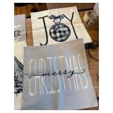 $50 Christmas Pillow Cover, Sofa Cushion-N20 (17.72 x 17.72 in)