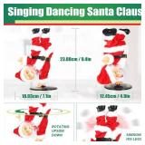 SdeNow Singing Dancing Santa Claus Musical Plush Toy - Indoor