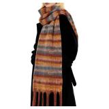 Winter Scarf for Women Large Chunky Plaid Oversized Shawl
