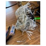 Retisee 65ft Cold White Solar Icicle Christmas Light Outdoor