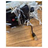 Retisee 65ft Cold White Solar Icicle Christmas Light Outdoor