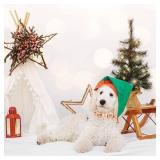 Lionheart glory Christmas Adjustable Pink Dog Collar, Soft & Comfy