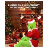 $55 Green Monster Costume Set, Christmas & Halloween Cosplay