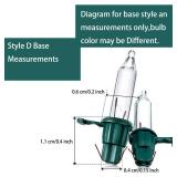 Mudder 200 Count Mini Christmas Tree Light Bulbs 2.5v