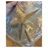 Ornativity Gold Glitter Star Tree Topper - Christmas Ornament