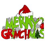 Merry Christmas Hanging Sign, Wooden Door Decorations, Xmas Decor
