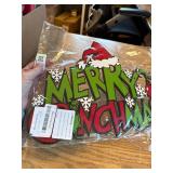 Merry Christmas Hanging Sign, Wooden Door Decorations, Xmas Decor