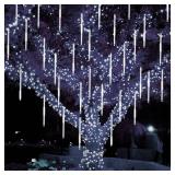 Twinkle Star Meteor Shower Lights, 288 LED 8 Tubes Icicle Lights