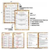 Thanksgiving Feud Game, 30 Feud + 3 Fast Money Cards (GEJEV02)