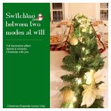 Joyhalo 9ft Garland with Lights, Battery Operated, Gold